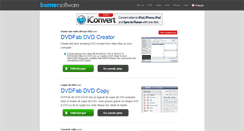 Desktop Screenshot of fr.burner-software.com