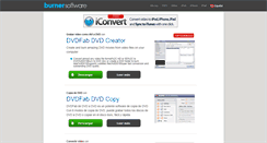 Desktop Screenshot of es.burner-software.com