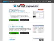 Tablet Screenshot of es.burner-software.com
